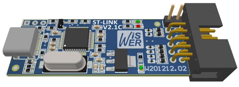 STLINK PCB 3D