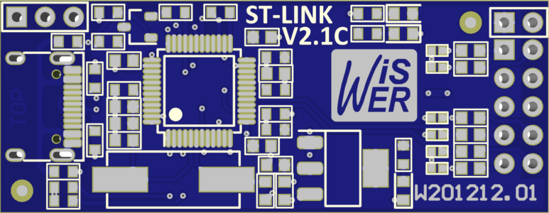 STLINK PCB Screenshot TOP